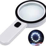 10X Magnifier with 12 LEDs for Seniors